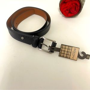 Boconi Men Brown Textured Belt Size 40 - New With Tag - Reemoly